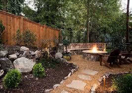 If you are looking for ideas on how to design your backyard garden to incorporate an outdoor fireplace or fire pit, read on. 75 Beautiful Rustic Landscaping With A Fire Pit Pictures Ideas August 2021 Houzz