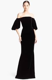 Alexander Mcqueen Off Shoulder Velvet Gown Nordstrom Fashion Gorgeous Gowns Velvet Gown