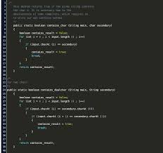 Here's a list of similar words from our thesaurus that you can use instead. Java String Contains Char Code Example