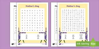 Print free mother's day word search and find puzzle. Mother S Day Word Search Primary Resources