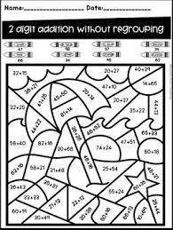 In case you don\'t find what you are looking for, use the top search bar to search. Two Digit Addition And Subtraction With Without Regrouping Color By Code Summer Double Digit Addition Addition And Subtraction Addition Coloring Worksheet