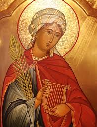 Our Icon Of Saint Cecilia Our Lady Of The Mountains Jasper Ga St Cecelia Icon Saints