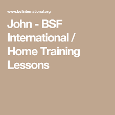 John Bsf International Home Training Lessons Bible Study Fellowship Bible Study Knowing God