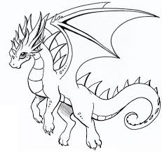 Fifth And Sixth Grade Cute Dragon Drawing Dragon Coloring Page Dragon Drawing