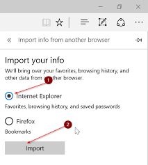 First you need to export a.html file with your favorites that you need to be provisioned to a user or device group. How To Import Passwords From Internet Explorer To Edge