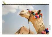 Arab people and camels silhouettes in sands. Camel In Desert With Pyramids Background By Grant Faint