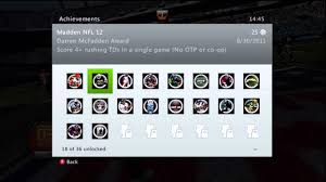 Only one profile signed in. Madden Nfl 12 Achievements Trophies Guide Xbox 360 Ps3 Video Games Blogger