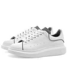 Black And White Alexander Mcqueen Sneakers Alexander Mcqueen Alexander Mcqueen 3m Detail Oversized Sneaker Alexandermcqueen Shoes
