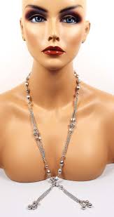 Sarah Coventry Vintage Tassel Lariat Necklace