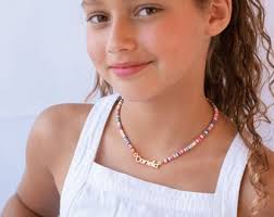 Rainbow Name Necklace • Little Girls Name Necklace • Personalized Necklace  for Girls • Custom Name Jewelry for Kids • Perfect Gift for Girls