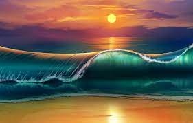 Video search results for beach waves sunset. Wallpaper Sea Wave Beach Sunset Waves Beach Sea Sunset Images For Desktop Section Rendering Download