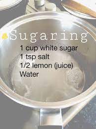 Homemade Wax Sugaring Mostly Practiced By Arab Women And It Works Just As Good As Wax Strips If Not B Wax Strips Favorite Skincare Products Lemon Juice Water