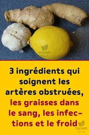 3 Ingredients Qui Soignent Les Arteres Obstruees Les Graisses Dans Le Sang Les Infections Artere Maigrir En Sante Graisse
