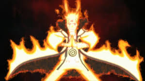 Naruto Transforming From His Nine Tails Chakra Mode Into Kurama Mode Naruto Uzumaki Naruto Naruto Nine Tails