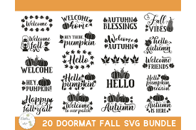 Download Autumn Doormat Svg Bundle Fall Doormat Bundle Home Svg 841879 Cut Files Design Bundles