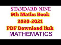 9th Std Maths Books Download 2020 2021 9th Maths Full Books Pdf Download Education Only Youtube