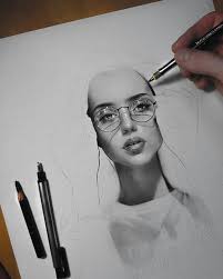 Realistic Portraits Graphite And Charcoal Realistic Art Art Drawings Sketches Simple Art Drawings