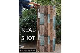 Create a fresh and clean look with this wood inspired wallpaper. 197 X17 7 5m Wood Plank Wallpaper Wood Wallpaper Stick And Peel Wood Contact Paper Self Adhesive Wallpaper Removable Wallpaper Wood Look Wallpaper Rustic Vintage Reclaimed Distressed Wood Wallpaper Roll 3d Matt