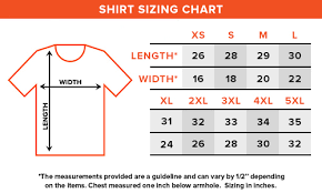 Sizing Charts Loot Crate Help Center