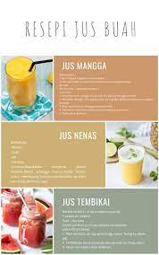 1.258 resep jus buah sehat ala rumahan yang mudah dan enak dari komunitas memasak terbesar dunia! Ayaqworldbytira Hi Tira Nak Share Sikit Resepi Jus Buah Facebook