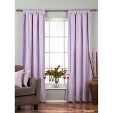 Lavender Tab Top Velvet Curtain Drape Panel Piece Walmart Com Walmart Com