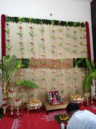 Decorbykrishna Is Taking Orders For Eco Friendly Home Based Events Decor Like Pellikooturu Wedding Stage Decorations Indian Wedding Decorations Mehndi Decor