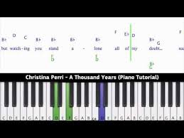 Chordify is your #1 platform for chords. Christina Perri A Thousand Years Piano Tutorial Youtube Piano Tutorial Thousand Years Piano Piano