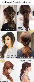 6 Different Ponytails Hairstyles Hair Styles Long Hair Styles Hair Beauty