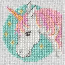 Check spelling or type a new query. Beutron Cross Stitch Kit Unicorn 7 X 7cm 14ct Aida 578108