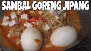 Tahu 1 kotak besar, kalau belum asin direndam dalam larutan garam + bubuk bawang putih. Resep Masak Sambel Goreng Jipang Tahu Telur Youtube