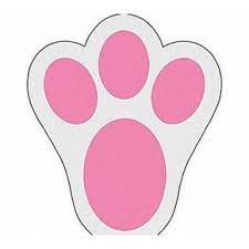 Even took it a step further and searched for a printable and bunny feet shoes. Easter Bunny Footprint Stencils Clipart Free Clipart Easter Bunny Footprints Easter Printables Free Easter Bunny