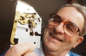 39574232-David Scottow with a time savings movement made by Metamec in  Dereham. picture by Graham Corney. . . copy Rachel Banham EDP Sunday. . . .  contact David Scottow 01362 693595 edp sun 1. 2. 03