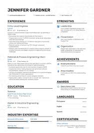 entry level engineer resume examples