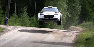 Ford fiesta wrc adac rallye deutschland 2017. Watch Ford Fiesta Rally Car Takes Flight Ford Authority
