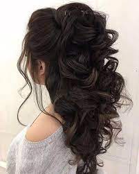 20 Half Up Half Down Wedding Hairstyles Anyone Would Love Medium Hair Styles Wedding Hairstyles Medium Length Quince Hairstyles