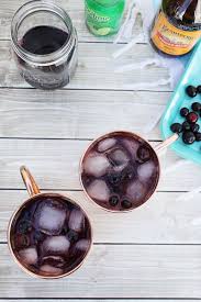 I Can T Wait To Try This Blueberry Moscow Mule Recipe What An Easy Spring Drink Recipe Perfect For Eas Moscow Mule Recipe Mule Recipe Huckleberry Mule Recipe