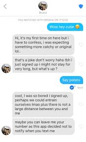 The match, who is actually a bot, then asks you to verify your account through a link that they provide. Stay Safe Out There Soldiers Tinder