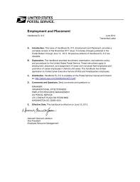 In one or two paragraphs, connect your past accomplishments with the requirements listed in the job description. Handbook El 312 Employment And Placement Usps Com