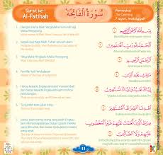 Segala puji bagi allah, rabb semesta alam. Al Quran Surat Al Fatihah 7 Ayat Buku Qur An Bahasa