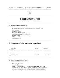 Propionic Acid