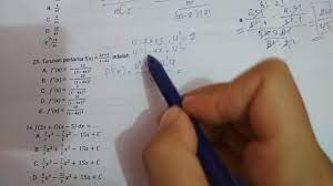 ∂y 17 turunan parsial tingkat tinggi turunan fungsi biasanya masih berupa fungsi yang dapat. 23 Cara Menentukan Turunan Pertama F X 2x 3 1 4x Youtube