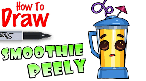 How To Draw Smoothie Peely Fortnite Drawing Tutorial Drawings Drawing Tutorials For Beginners