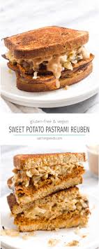 Sweet Potato Pastrami Reuben Sandwich Darn Good Veggies Recipe In 2020 Reuben Sandwich Reuben Sandwich Recipe Vegan Sandwich Recipes