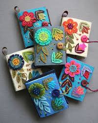 Papertrey Ink Sewing Staples Needle Book Die Collection Set Of 2 Papertreyink Felt Embroidery Felt Crafts Needle Book