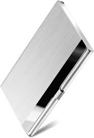 Staples white zigzag business card holder 1116759. Buy Maxgear Metal Business Card Holder For Men Women Pocket Business Card Case Slim Business Card Wallet Business Card Holders Name Card Holder 3 7 X 2 3 X 0 3 Inches Stainless Steel