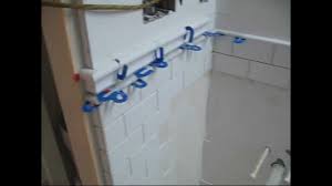 London chair rail ceramic wall trim tile. Subway Ceramic Tile Bathroom With Mosaic Marble Floor With A Border Youtube