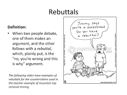 Rebuttals Definition Ppt Download