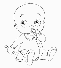 Keep your kids busy doing something fun and creative by printing out free coloring pages. Funny Baby Coloring Page Free Printable Coloring Pages For Kids