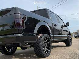 2019 Ford F 150 Aggressive 1 Outside Fender On 22x10 18 Offset Fuel Contra And 33 X12 5 Nitto Ridge Grappler On Stock Custom Of In 2021 Ford F150 2019 Ford Ford