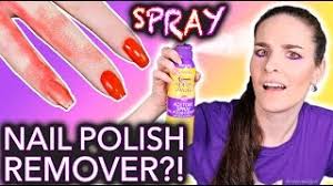 WTF Spray Nail Polish Remover?! *do not breathe*